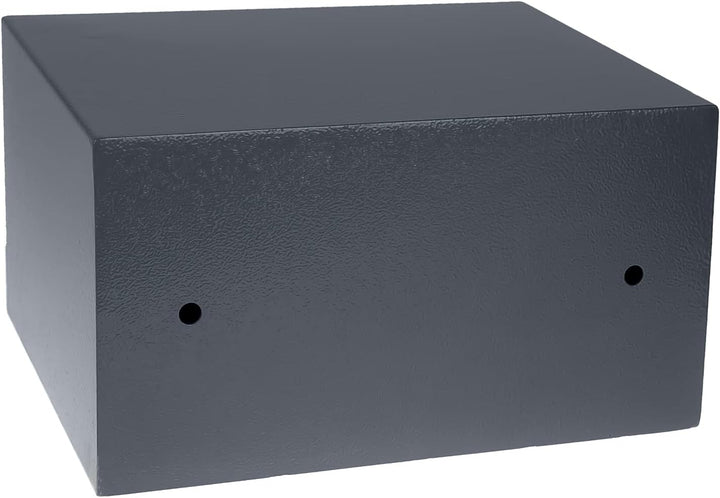 HMF 49217-11 Tresor Möbeltresor Doppelbartschloss, 31,0 x 17,0 x 25,0 cm, anthrazit 31 x 17 x 25 cm