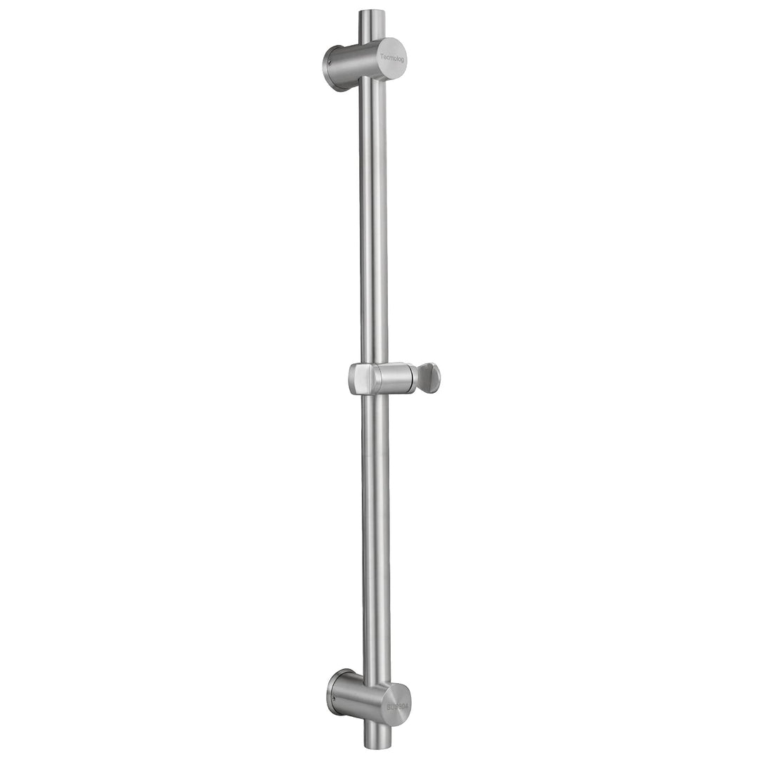 Tecmolog Duschstange Edelstahl Duschstange Variabel Wandstange Dusche Variabel Brausestange 66cm, Ge