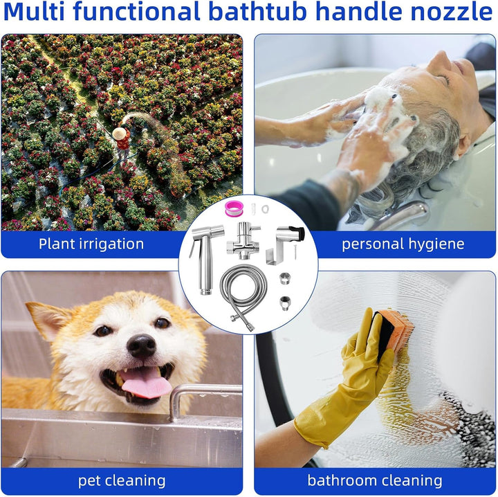 Bidet Handbrause Bidet Handbrause Set Aus Edelstahl für WC Bidet-Hand Gehalten Sprayer Edelstahl Mit