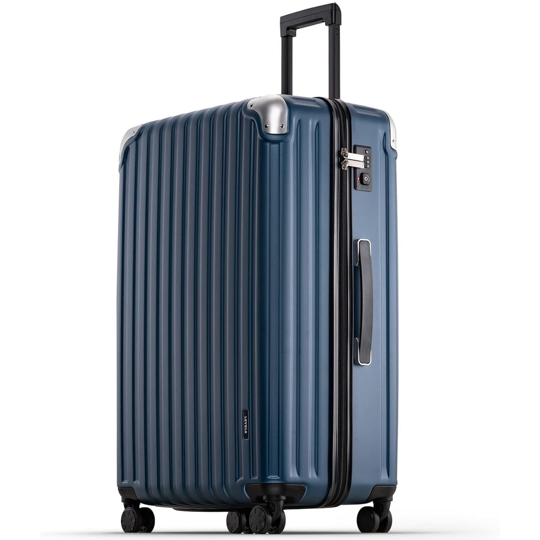 LEVEL8 Koffer Trolleys Handgepäck Hartschalenkoffer Rollkoffer Reisekoffer, TSA Blau 28‘’ 52*30*78CM