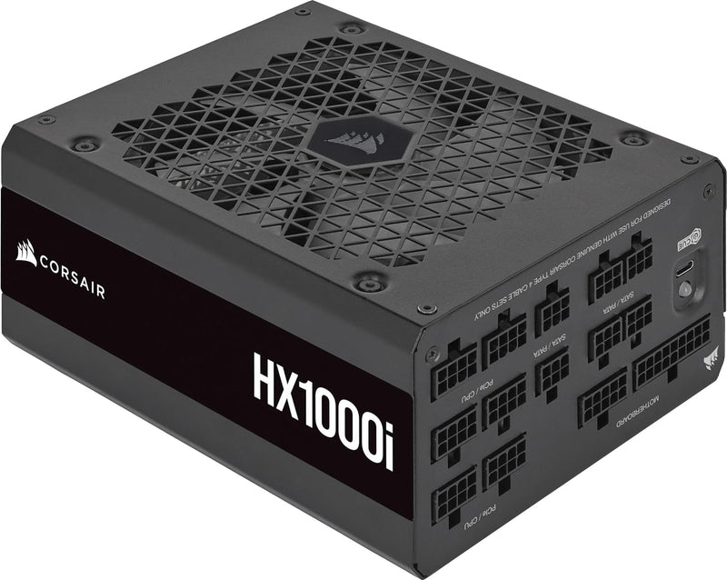 Corsair HX1000i Vollmodulares, Extrem Geräuscharmes ATX-Netzteil - ATX 3.0- Und PCIe 5.0-kompatibel