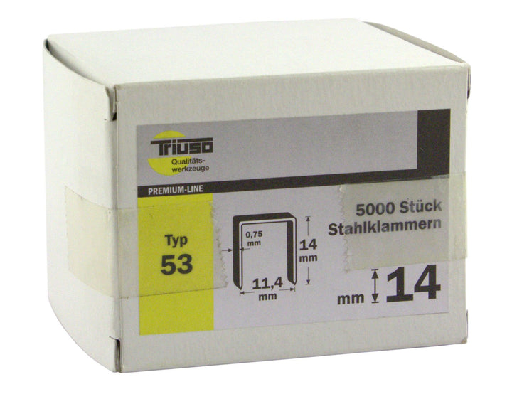 Triuso Klammern Typ 53 5000 Stück c=14 mm