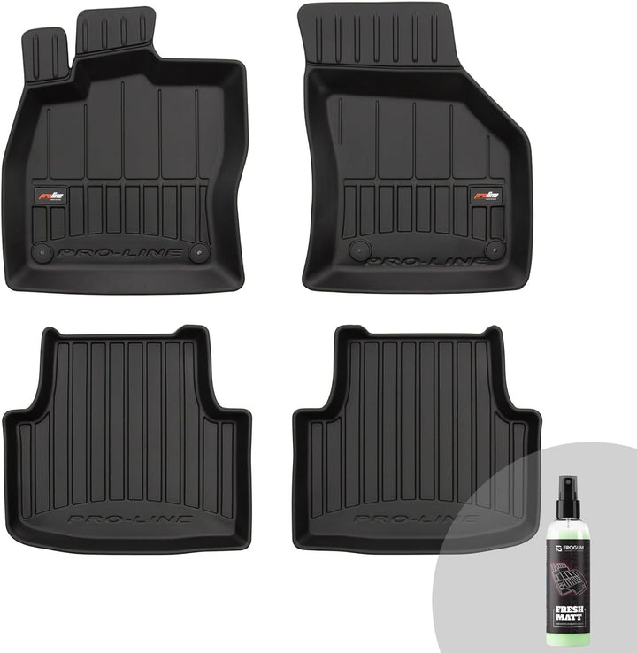 FROGUM ProLine 3D Gummimatten Exklusiven Auto Fussmatten Autofussmatten für SEAT Leon IV ab 2020 | D