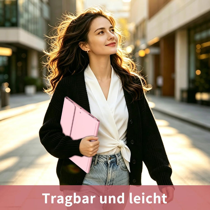TQQ Tastatur Hülle für iPad 10.2 Zoll (9/8/7 Generation), für iPad Air 3rd und iPad Pro 10.5, Wieder