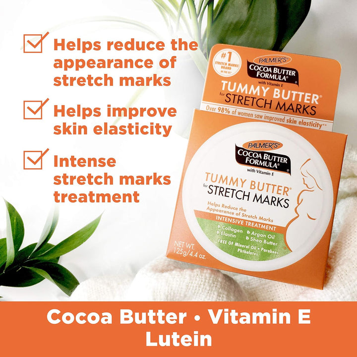 Palmers Cocoa Butter Formula Tummy Butter, 3er Pack (3 x 125 g) 125 g (3er Pack), 125 g (3er Pack)