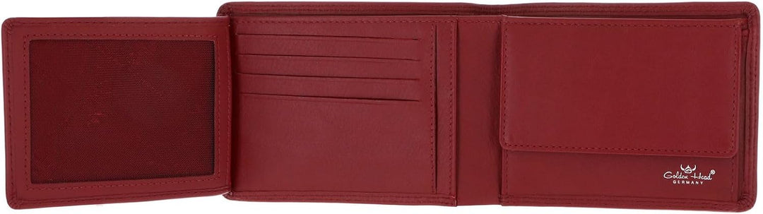 Golden Head Polo - Geldbörse 8cc 12 cm RFID rot