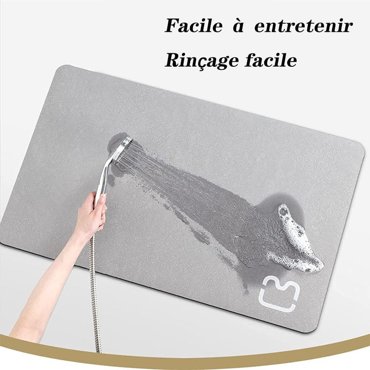 Dai Lufei Badematte Absorbierende, rutschfest Badvorleger Badteppich aus Mikrofaser, Duschmatte ruts