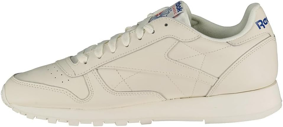 Reebok Unisex Classic LeatherSneaker 34 EU Chalk Vecblu Vecred, 34 EU Chalk Vecblu Vecred