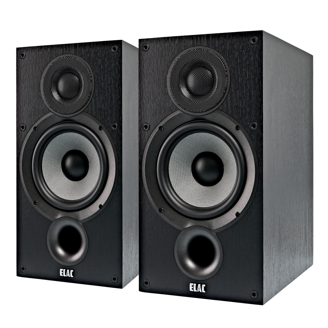 ELAC DEBUT B6.2 Regal-Lautsprecher Schwarz dekor Single, Single
