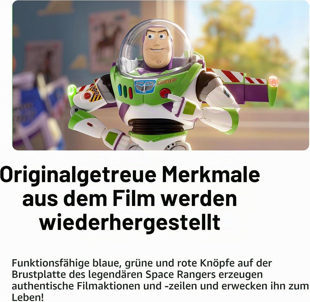 Robosen Buzz Lightyear Interaktiver Roboter – Sprach- &amp; App-gesteuertes Spielzeug mit realistischen