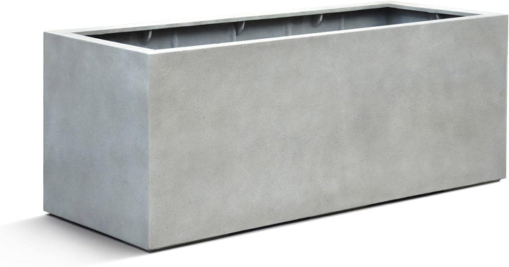 ESCHBACH® Pflanzkübel Box 80 Beton Hell Grau Rechteckig * 80 x 31 x 31 cm * 10 Jahre Garantie 80x31x