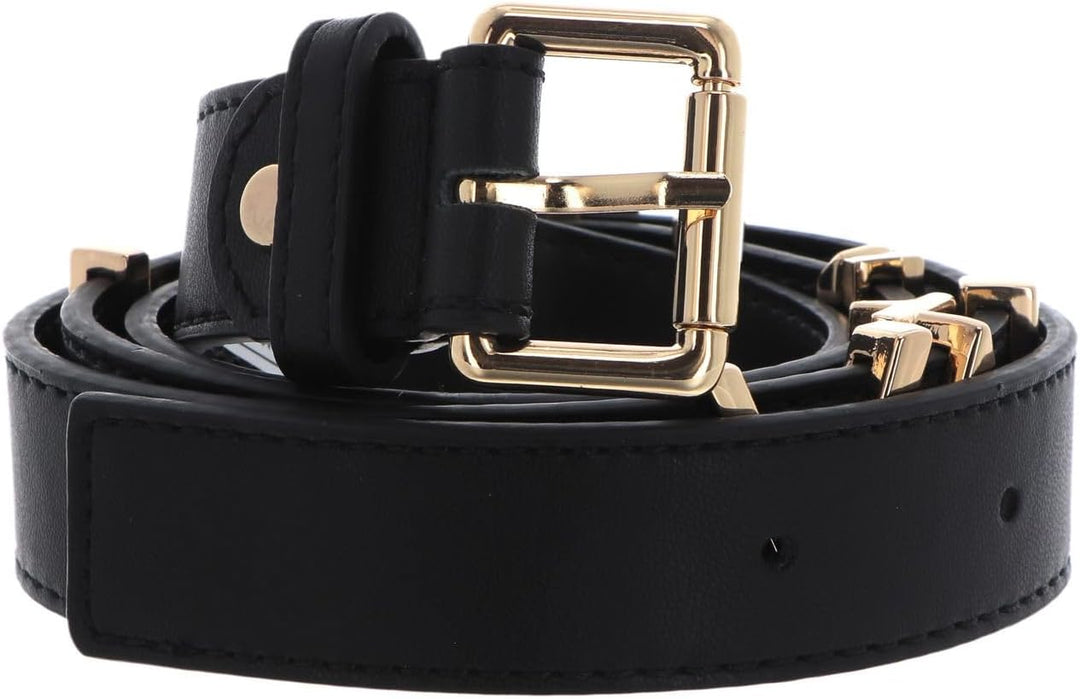VALENTINO Emma Winter Belt W110 Nero / Oro - kürzbar