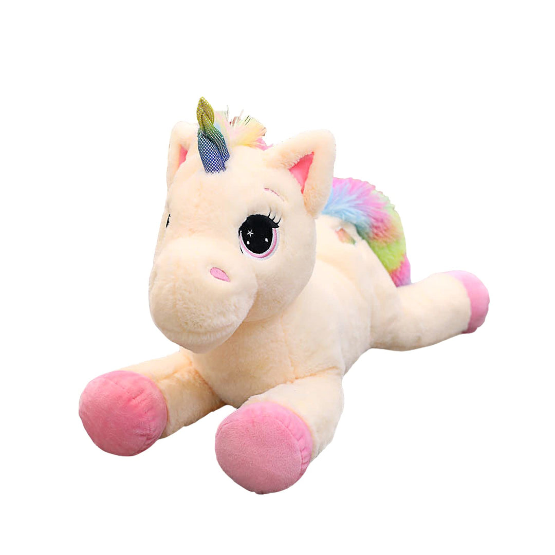 Trayosin Plüsch Einhorn Kuscheltier 40/60cm hoch Super Weiches Einhorn Kissen-Stofftier Süsse Plüsch