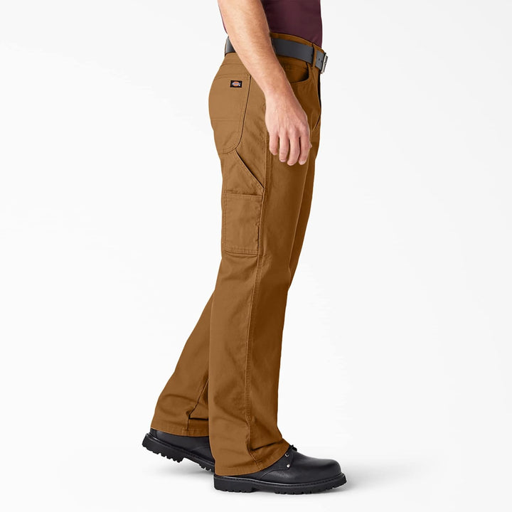 Dickies Duck Schreiner-Jeans für Herren, mit geradem Bein und lockerer Passform 30W / 30L Braun (Rin