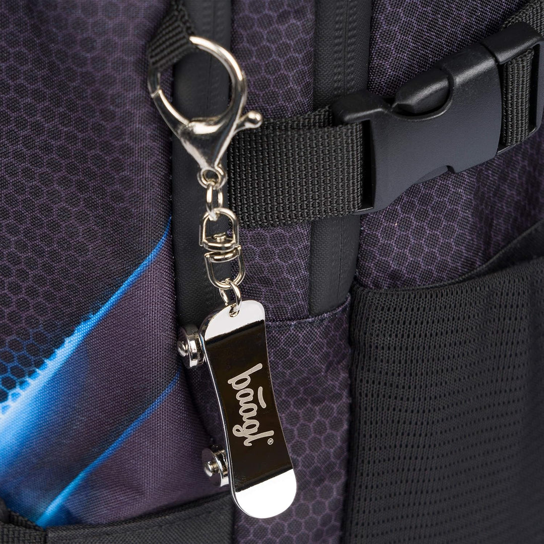 Baagl Schulrucksack Set Jungen 3 Teilig, Schultasche ab 3. Klasse, Grundschule Ranzen für Jungs mit