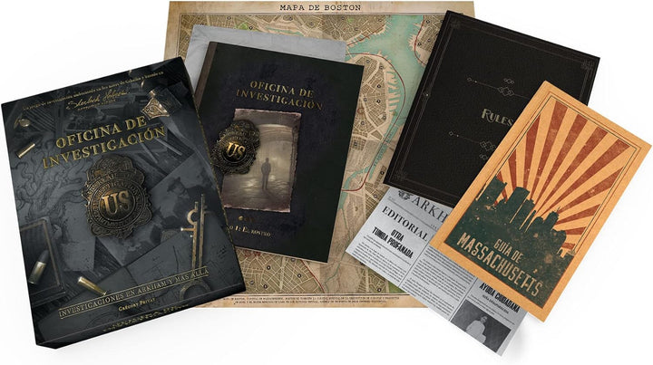 ASMODEE SCSHBOI01ES Sherlock Holmes: Bureau of Forschung, bunt