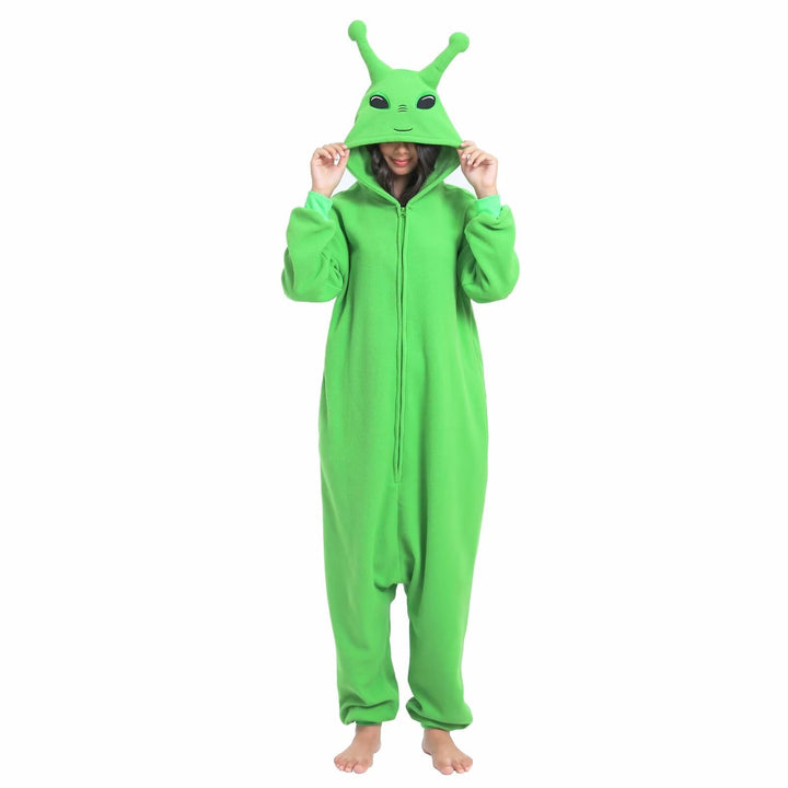 Tier Onesie Karneval Halloween Kostüm Cosplay Schlafanzüge Erwachsene M Zip Ausländer, M Zip Ausländ