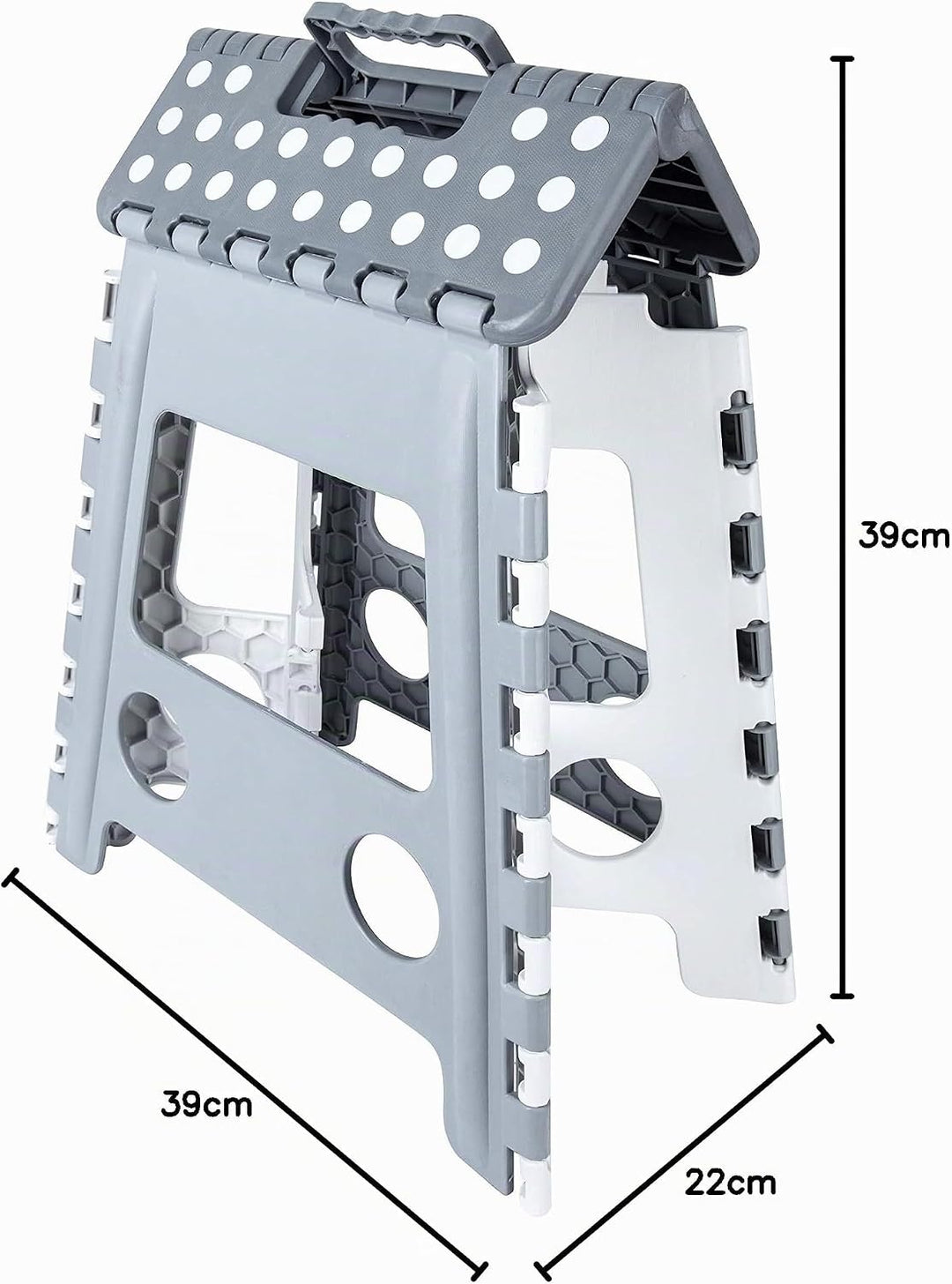ADGO Klapphocker Tritthocker Klappbar Stabil Klappbarer Hocker Tragbarer Hocker Küche Angeln Innen D