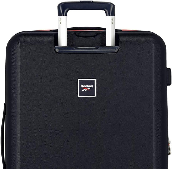 Reebok Roxbury Medium Koffer Blau 48x70x26 cm Starres ABS Integrierter TSA-Verschluss 81L 2,5 kg 4 D