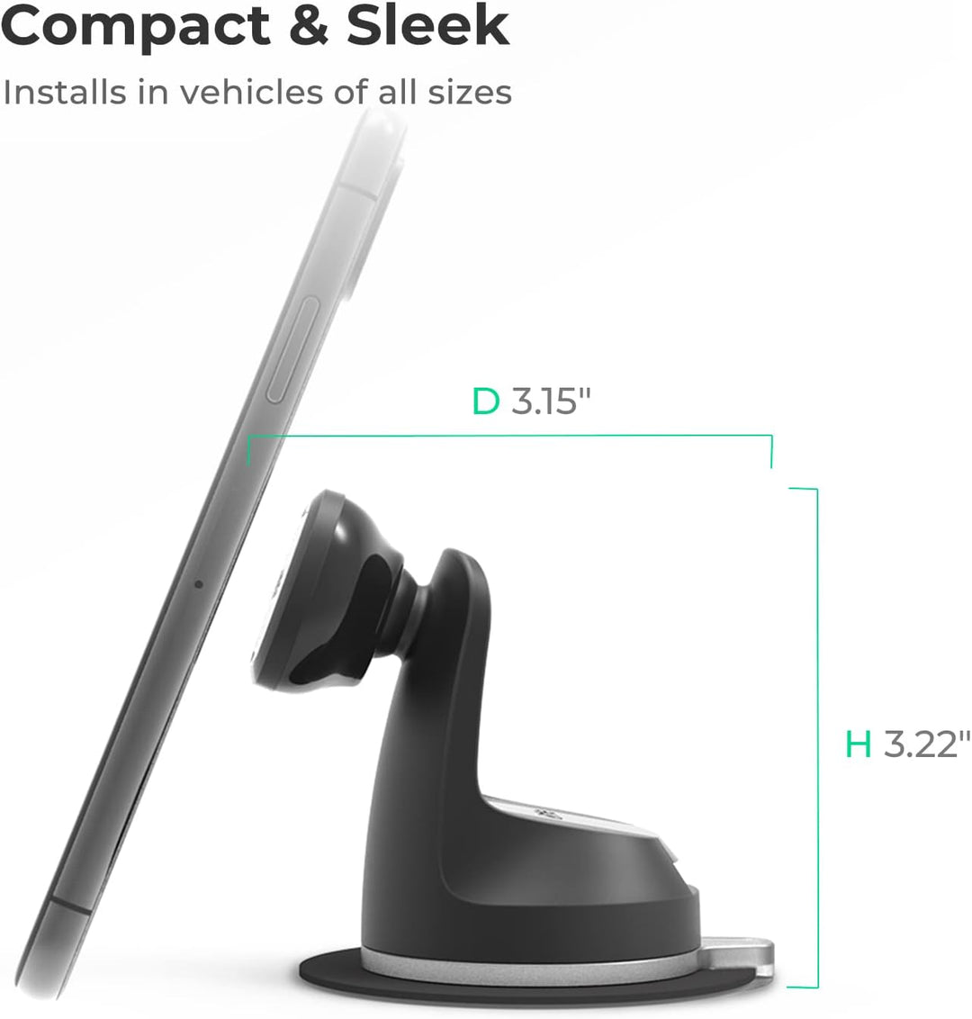 iOttie iTap 2 Magnetic Armaturenbretthalterung für iPhone XS Max R 8 Plus 10 W für Samsung Galaxy S1