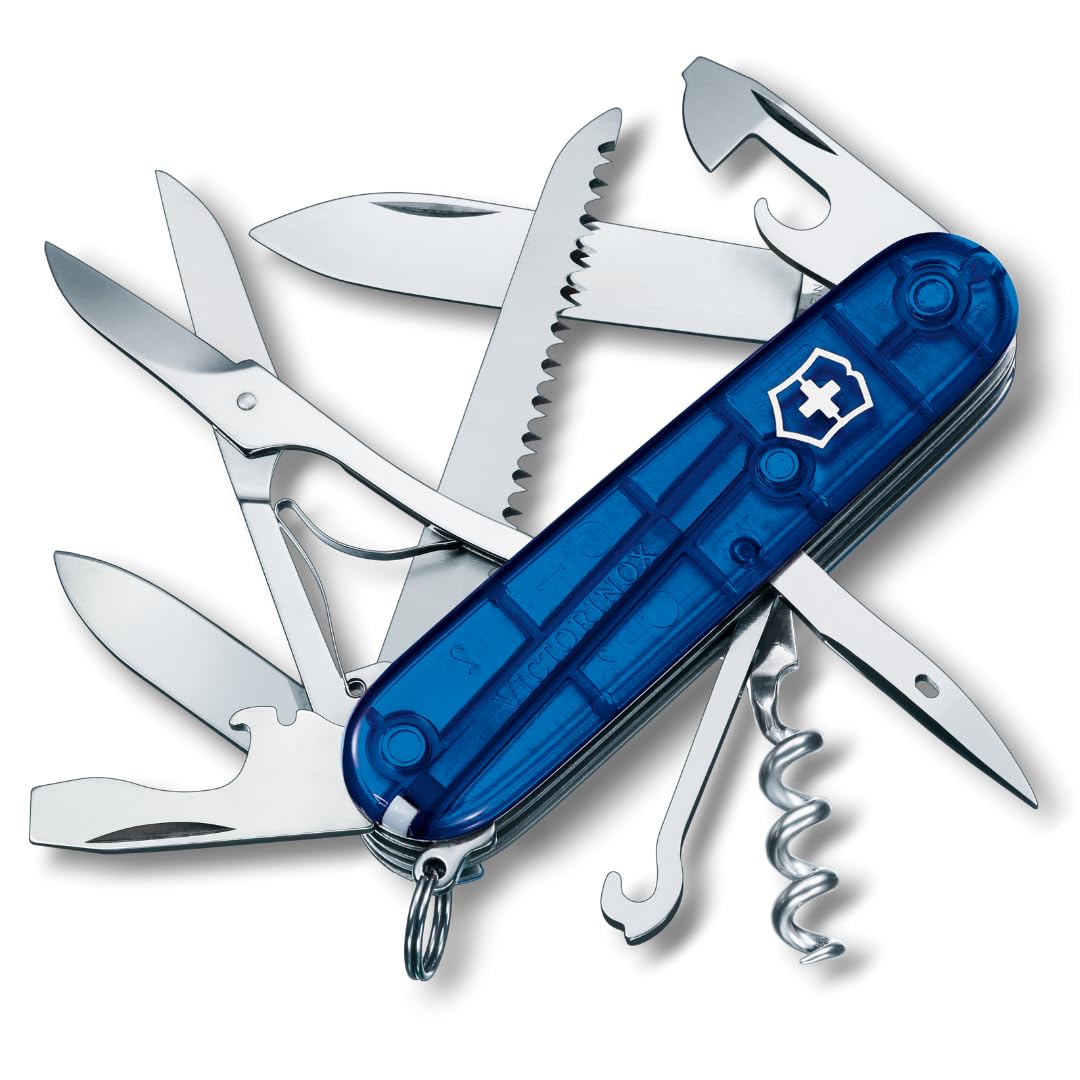Victorinox Schweizer Taschenmesser Huntsman, Multitool, Swiss Army Knife mit 15 Funktionen, Klinge,