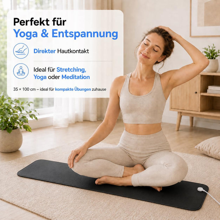 Erdungsmatte für Besseren Schlaf Leitfähige Erdungsmatte Mit 15ft Erdungskabel Universal Pad 35x100c