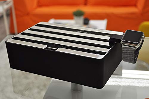 All-Dock ALLDOCK Medium Black/Chrome Special Edition Ladestation mit 4 schnellen USB-Anschlüssen und