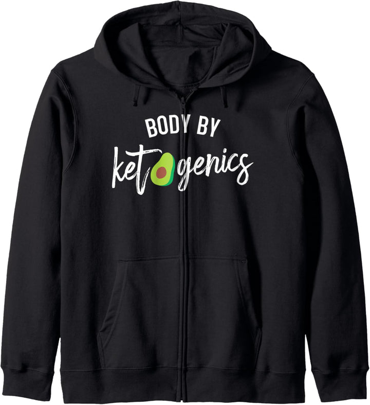 Body By Ketogenics Lustige Keto-Diät-Ketose Kapuzenjacke