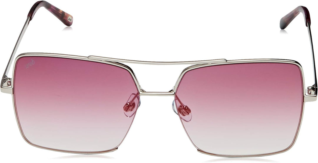 Web Unisex-Erwachsene WE0210 16Z 57 Brillengestelle, Silber (Palladio LucSpecchiato), 57.0