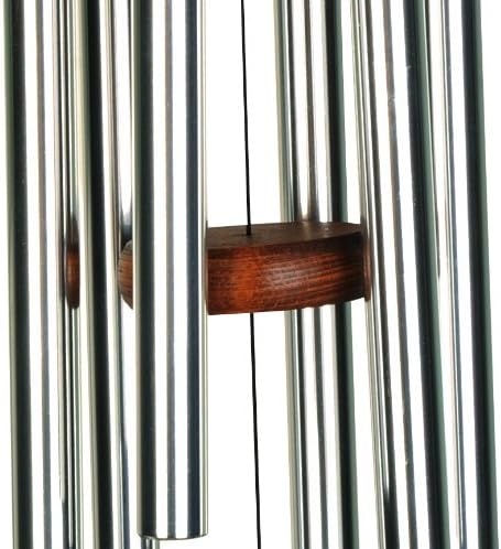 NATURE´S MELODY- Premium Klangspiel, ca. 28 Zoll / ca. 71 cm, silberfarben, 4041678005832 28 Zoll/ca