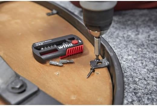 Wiha Bit Set, FlipSelector, 13-tlg., 25mm Bits, inkl. Bithalter, Schlitz - Kreuz / Phillips - Pozidr