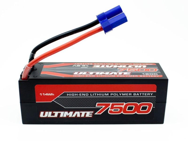 Ultimate RC LiPo Akku 15.2V 4S 7500mAh 120C XT90 Stecker Stick LW Pack Hardcase Graphene …