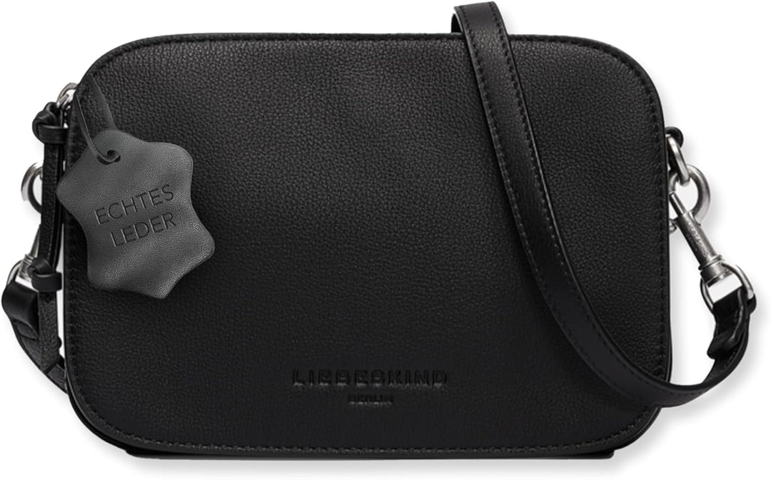 Liebeskind Damen Luka Crossbody Umhängetasche Schwarz, Schwarz