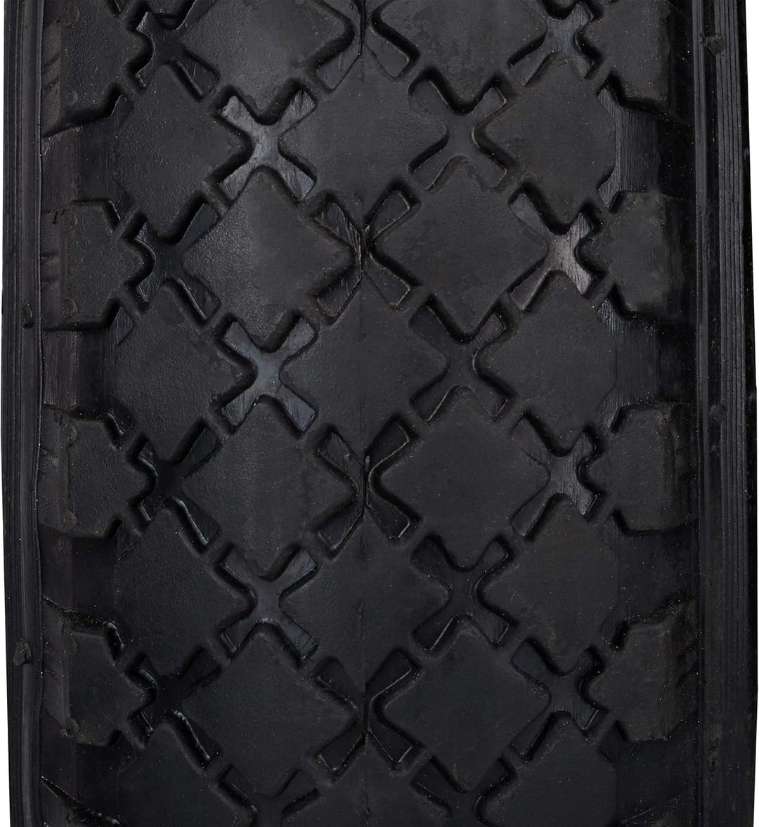 4 x Sackkarrenrad, 3.00-4, luftbereift, Ersatzrad Kunststofffelge, 260x85 mm, Ø Achse 25mm, Komplett