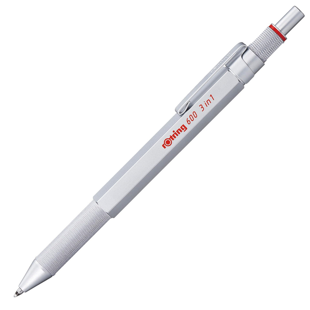 rotring 600 3-in-1-Schreibgerät mit Kugelschreiber und Druckbleistift | Kugelschreiber mit 2 feinen