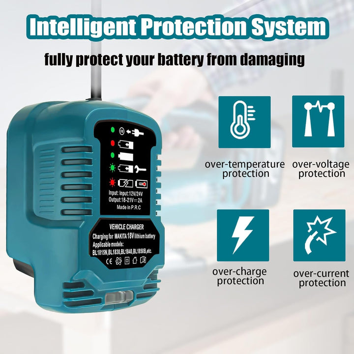 für Maikta BL1830 BL1840 BL1850 BL1860 BL1840B BL1820 BL1815 Ersatz für Makita 18V Li-Ion Nickel-Met