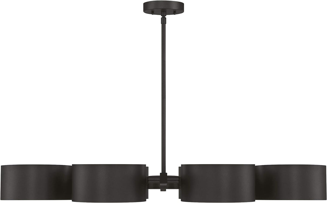 63688 Sechsflammiger Leuchter Zaro von Westinghouse Lighting für Innenbereiche, Ausführung in Eisen,