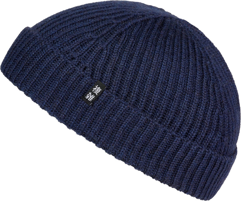 Enter the Complex® Kurze Fisherman Beanie, Docker Mütze, Herren und Damen, Trawler Beanie, 100% Meri