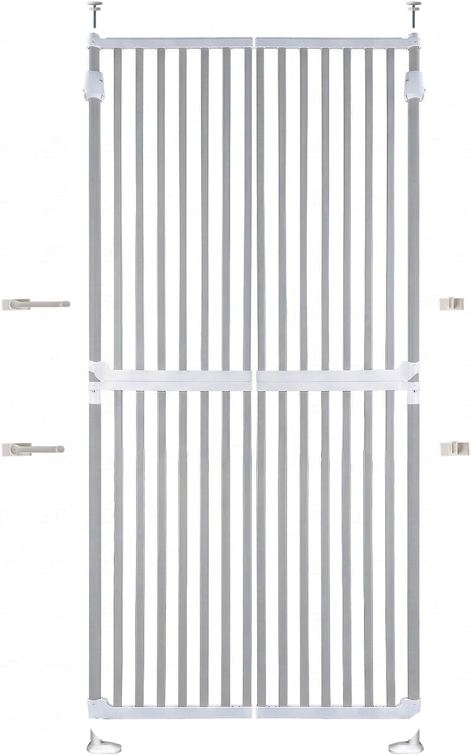 Tenzo-R Absperrgitter Treppenschutzgitter Grau 86-96cm 180cm Hoch