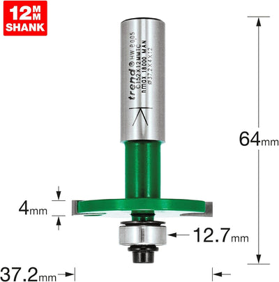 Trend Biscuit Jointer Set, Das Set wird mit drei Kugellagerführungen geliefert, um den drei verfügba