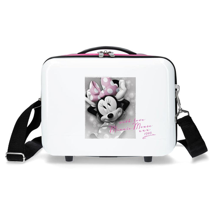 Disney Minnie Style Anpassungsfähiger Schönheitsfall Weiss 29x21x15 cms ABS Anpassungsfähige Liebe,