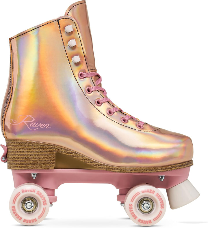 RAVEN Rollschuhe Roller Skates für Kinder Erwachsene Mädchen Damen verstellbar 39-42 (25-26,5 cm) Ho