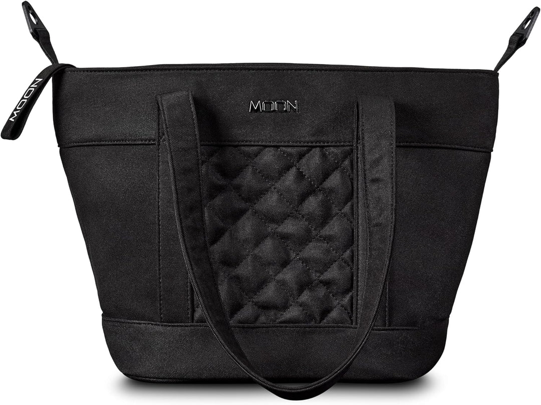 MOON V-SHAPE BAG onyx, Wickeltasche Schwarz, Schwarz