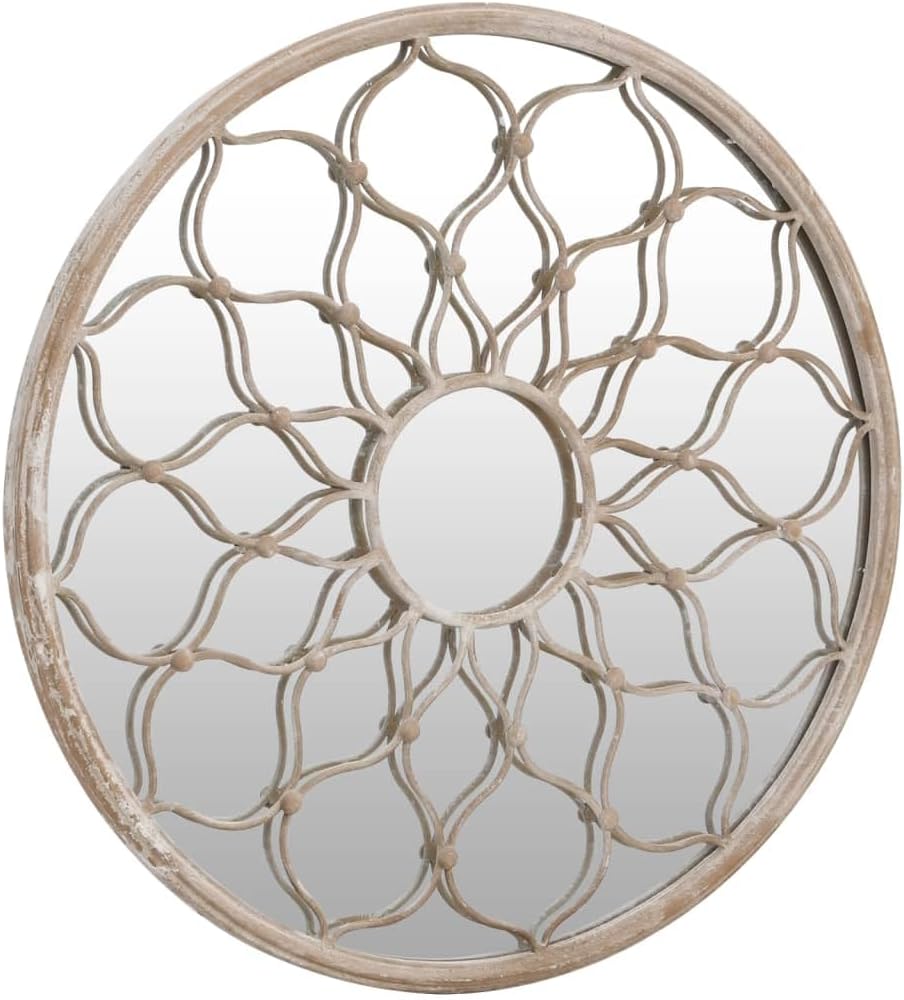 vidaXL Spiegel Wandspiegel Dekospiegel Hängespiegel Flurspiegel Fensterspiegel Wohnzimmer Deko Sand