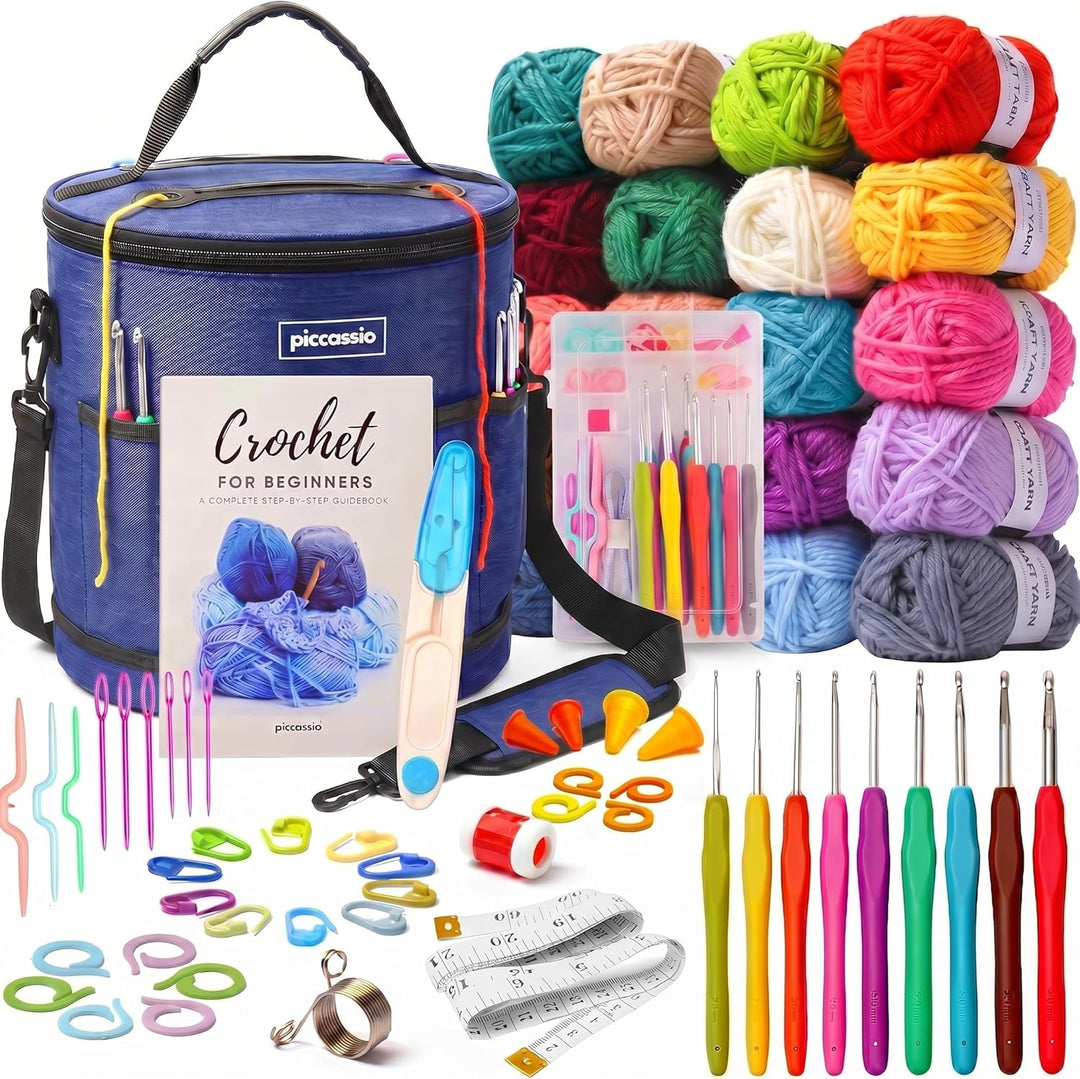 Piccassio Häkelset für Anfänger, Erwachsene und Kinder – Machen Sie Amigurumi- und Häkelset-Projekte