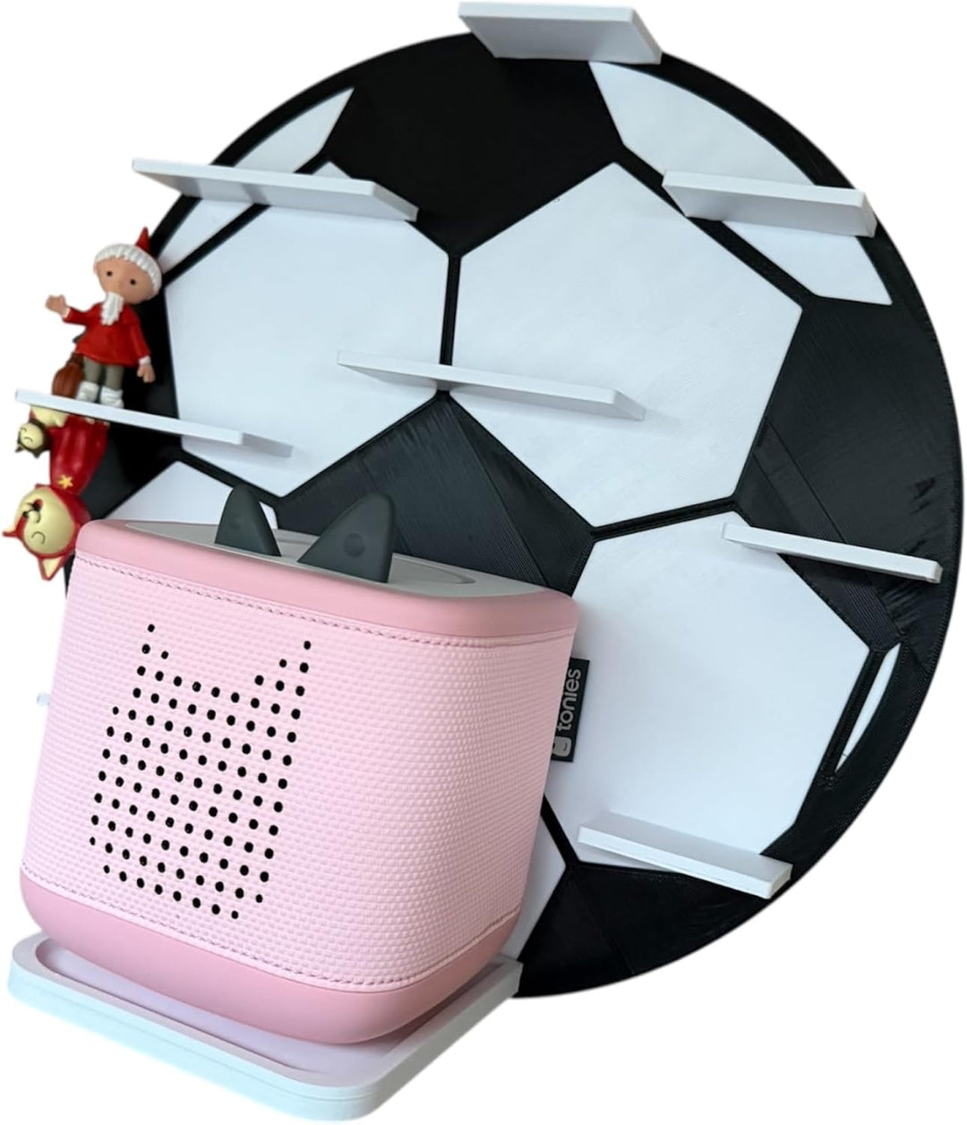 Fussball Weiss/Schwarz kompatibel/passend für die Toniebox 2 Toniefiguren, Toniebox2