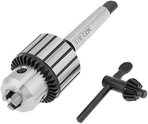Zahnkranzbohrfutter, 1-13mm Bohrfutter Selbstanzug Keyless MT2-B16 Dorn für Drehmaschine MT2, zum Ze