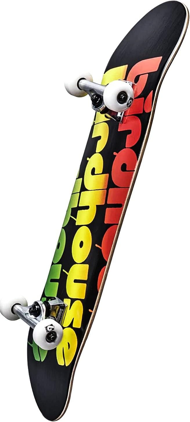 Birdhouse Stage 1 Triple Stack Factory Skateboard, Rasta, 20,3 cm