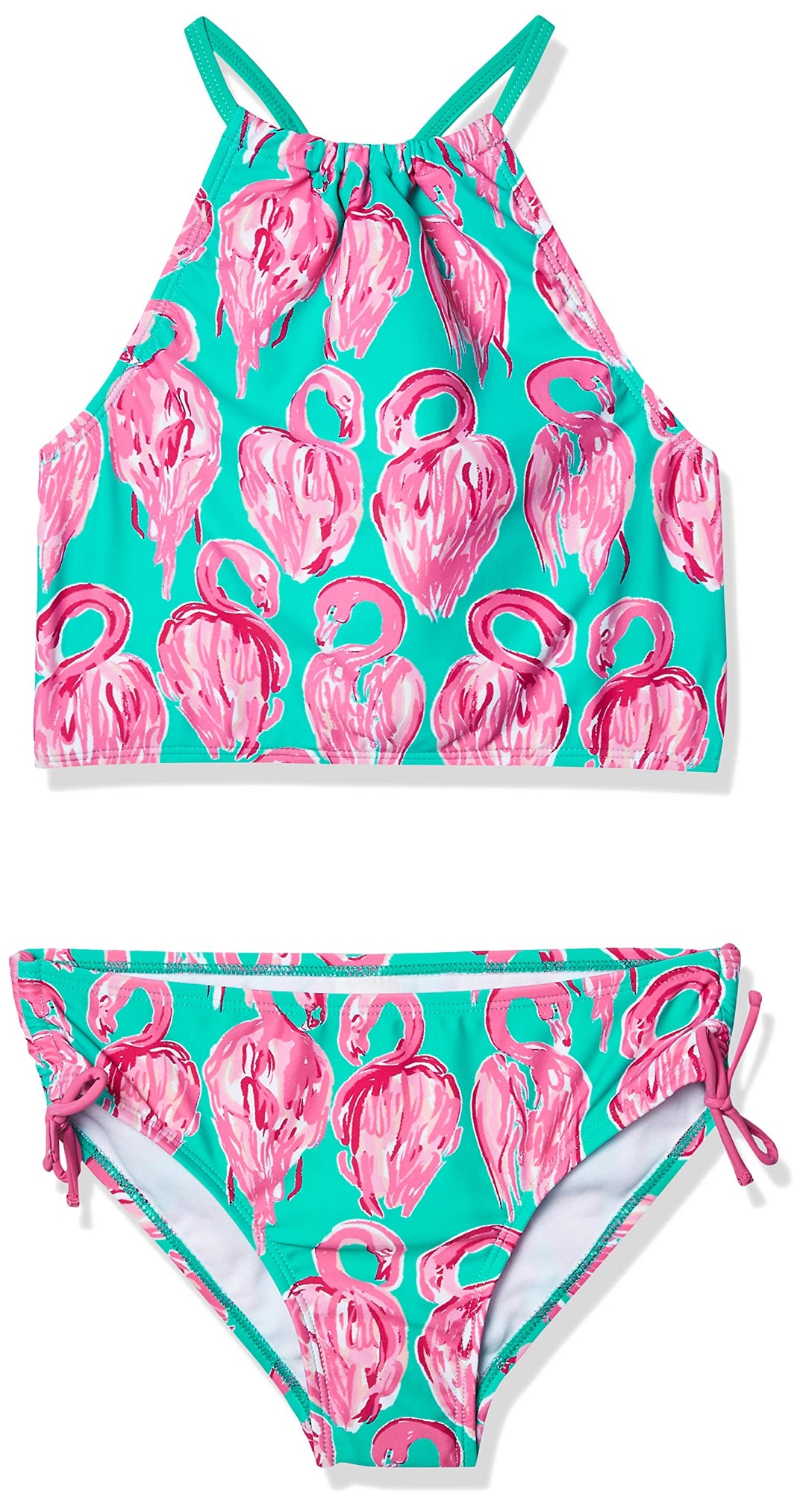 Kanu Surf Girls' Daisy Beach Sport Halter Tankini 2-Piece Swimsuit