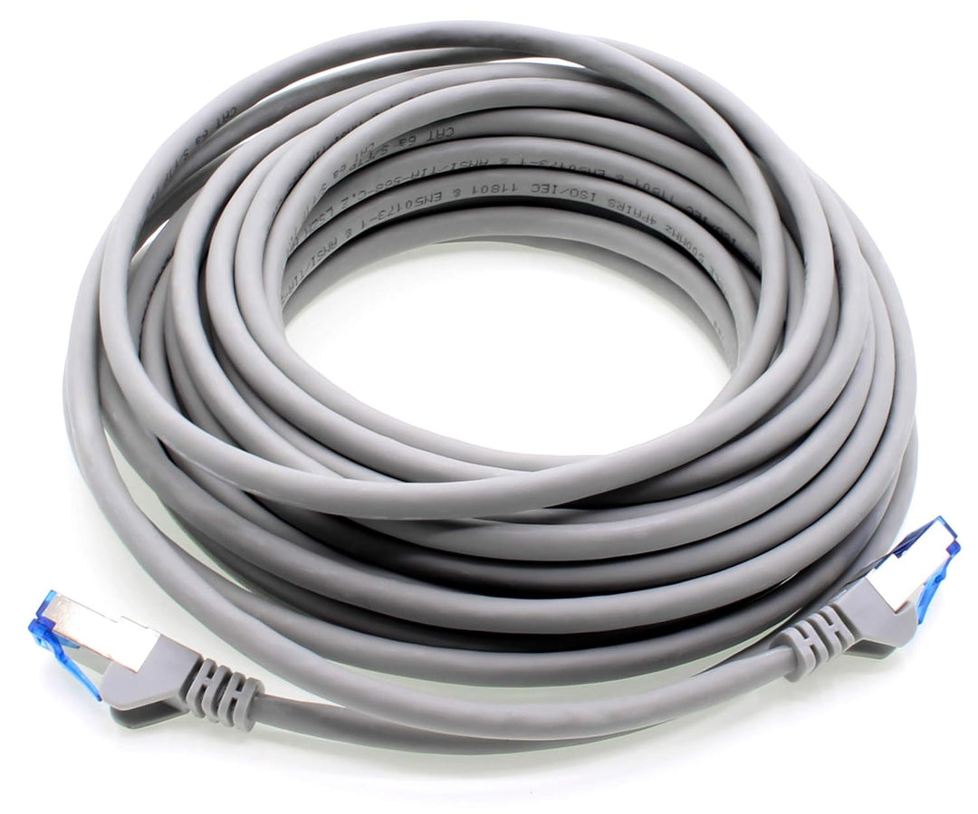 1aTTack.de Patchkabel – 7X 7,5m Ethernet, Netzwerk, Lan Kabel CAT6a (für Gigabit Netzwerke, Router,